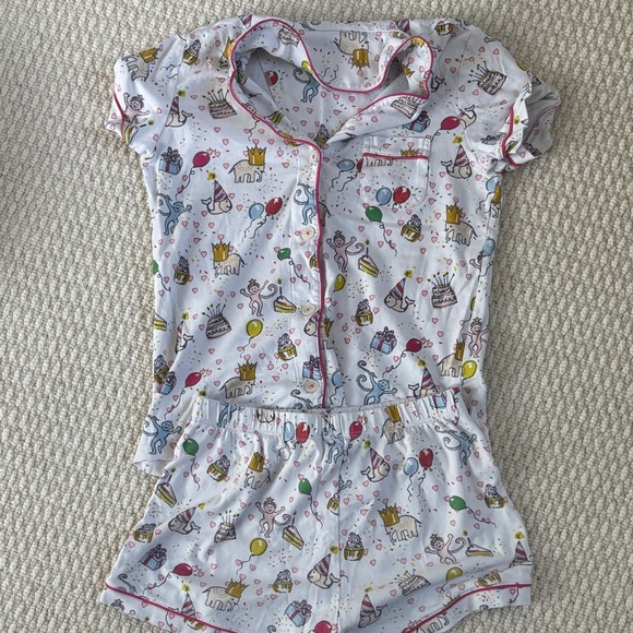 Roller Rabbit Birthday Bonanza Pajama Set Size XS